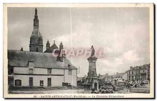 Ansichtskarte AK Ste Anne d Auray La Fontaine Miraculeuse