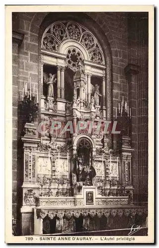 Cartes postales Ste Anne d Auray L Autel Privilegie