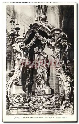 Cartes postales Ste Anne d Auray Statue Miaculeuse