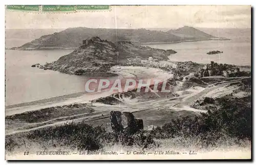 Cartes postales Trebeurden Les Roches Blanches Le Castel L lle Millian