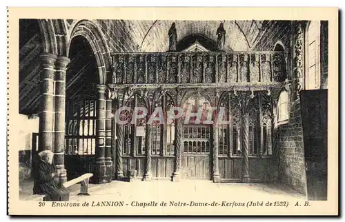 Cartes postales Environs de Lannion Chapelle de Notre Dame de Kerfons