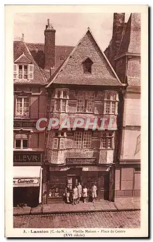 Cartes postales Lannion Vieille Maison Place du Centre