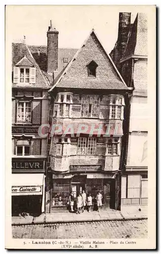 Ansichtskarte AK Lannion Vieille Maison Place du Centre