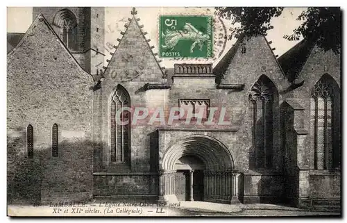 Cartes postales Lamballe L Eglise Notre Dame cote nord