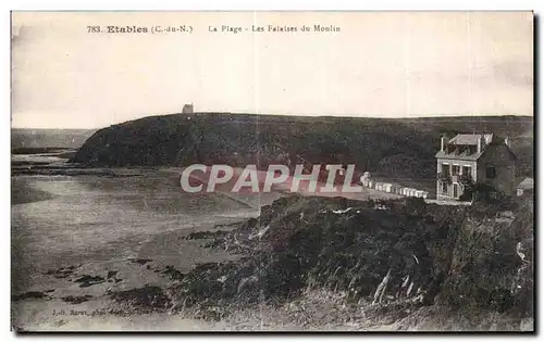 Cartes postales Etables La Plage Les Falaises du Moulin