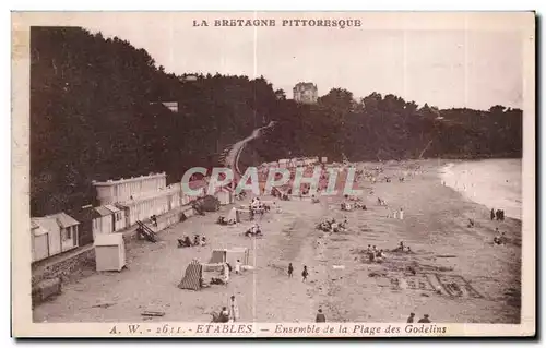 Cartes postales Etables Ensemble de la Plage des Godelins