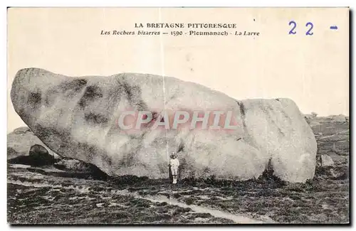 Ansichtskarte AK La Bretagne Pittorresque Les Rochers bizarres Ploumanach La Larve