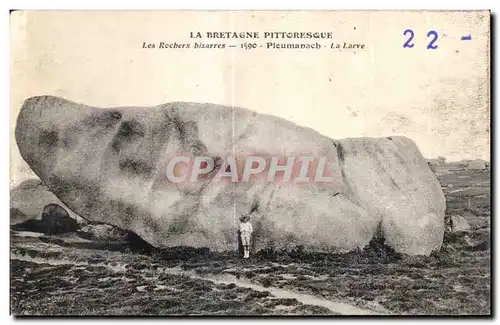 Ansichtskarte AK La Bretagne Pittorresque Les Rochers bizarres Ploumanach La Larve