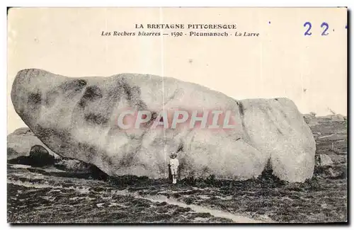 Cartes postales La Bretagne Pittorresque Les Rochers bizarres Ploumanach La Larve