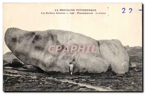 Cartes postales La Bretagne Pittorresque Les Rochers bizarres Ploumanach La Larve