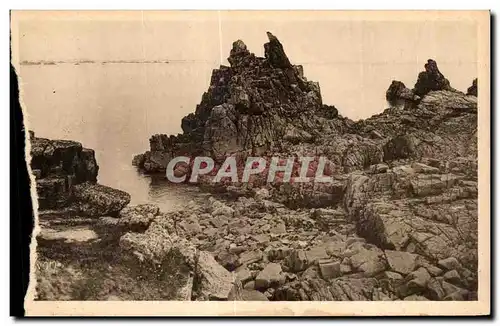 Cartes postales La Douce France Bretagne Cote De Granit Ile De Brehat Les Rochers du Paon