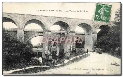 Ansichtskarte AK Guingamp Les Viaducs de Ste Croix