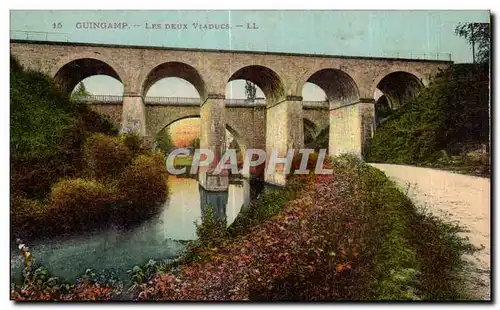 Cartes postales Guingamp Les Deux Viaducs