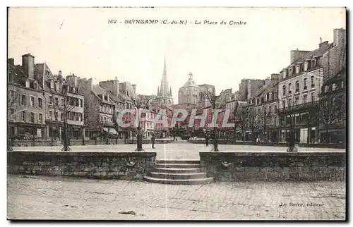 Cartes postales Guingamp La Place du Centre