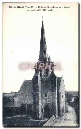 Ansichtskarte AK La Clarte Eglise de Notre Dame de la Clarte en Granit Taille