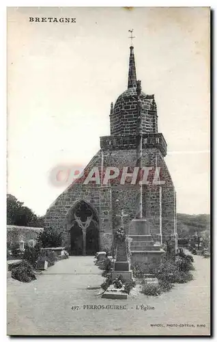 Cartes postales Perros Guirec L Eglise