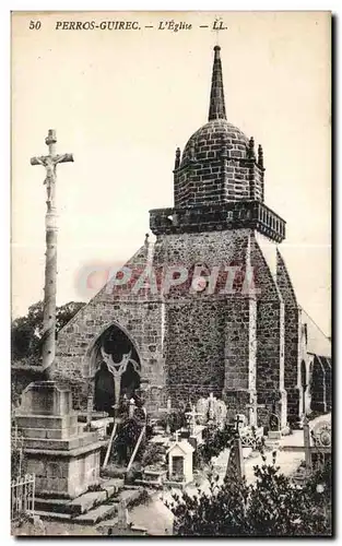 Cartes postales Perros Guirec L Eglise