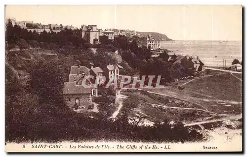 Cartes postales Saint Cast Les Falaises de l Ile The Cliffs of the Ile