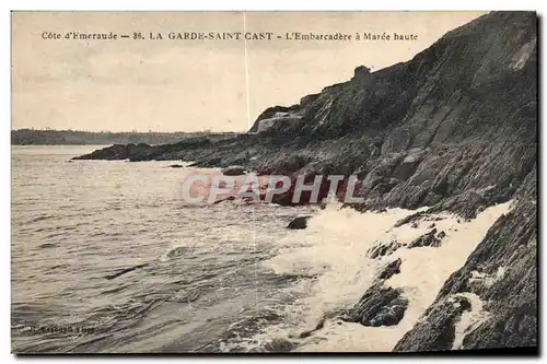 Cartes postales La Garde Saint Cast l Embarcadere a Maree haute