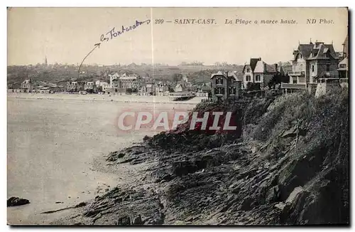 Cartes postales Saint Cast La Plage a maree haute Nd Phol
