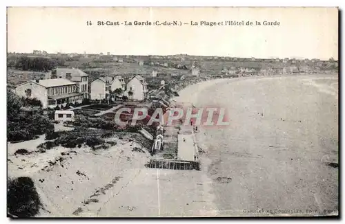 Cartes postales St Cast La Plage et I Hotel de la Garde