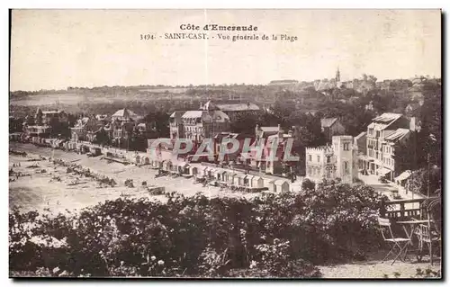 Cartes postales Saint Cast Vue generale de la Plage