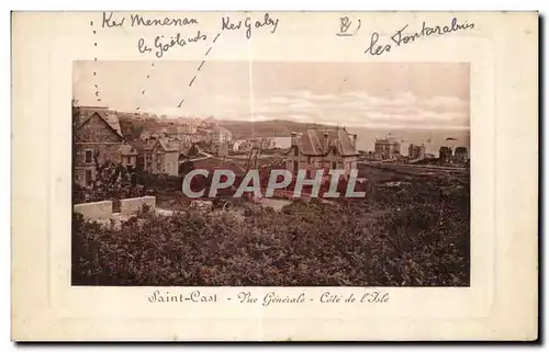Cartes postales Saint Cast Vue generale Cors de l isle