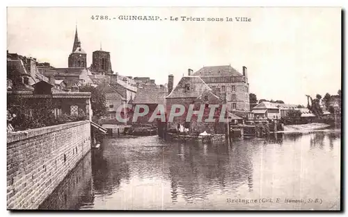 Ansichtskarte AK Guingamp Le Trieux sous la Ville