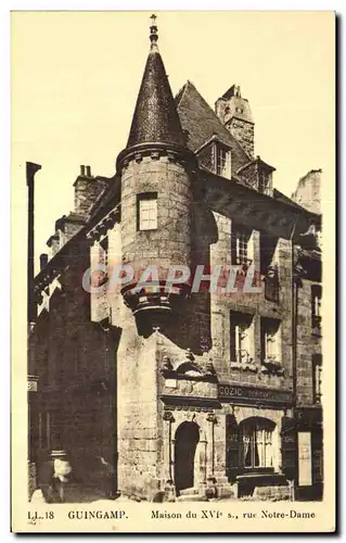 Cartes postales Guingamp Maison du XV