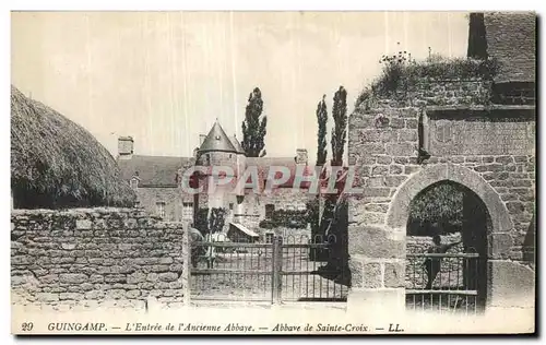 Ansichtskarte AK Guingamp L Entree de l Ancienne Abbaye