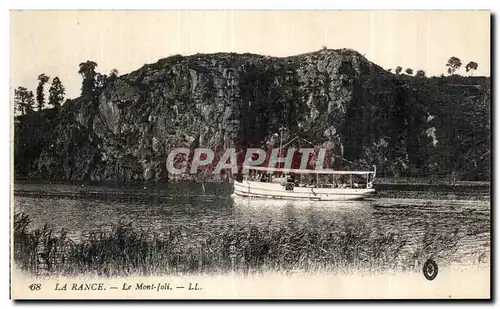 Cartes postales La Rance Le Mont Joli Bateau