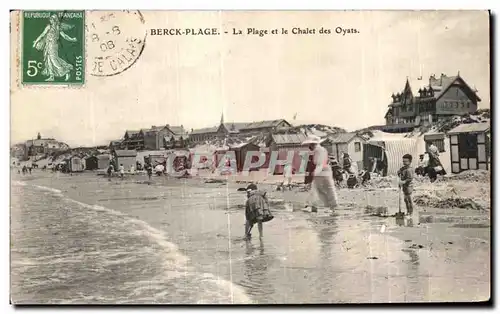 Cartes postales Berck Plage La Plage et le Chalet des Oyats