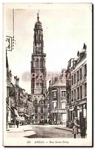 Cartes postales Arras Rue Saint Gery