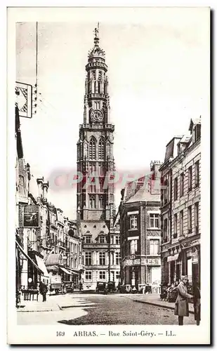 Cartes postales Arras Rue Saint Gery