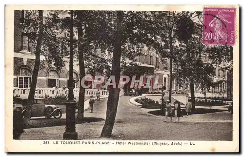 Ansichtskarte AK Le Touquet Paris Plage Hotel Westminster