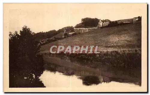 Cartes postales Montreuil Sur Mer Les Remparts vus de la Canche