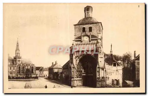 Cartes postales Montreuil Sur Mer Eglise Saint Saulve et chapelle de l Hotel Dieu