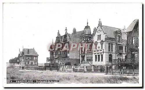 Cartes postales Paris Plage Boulevard de la mer