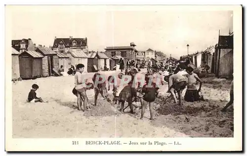 Ansichtskarte AK Berck Plage Jeux sur la Plage Enfants