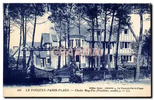 Cartes postales Le Touquet Paris Plage chalet Mag Pie