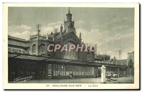 Cartes postales Boulogne sur Mer La Gare