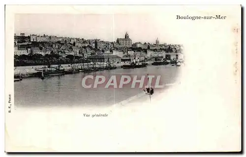 Cartes postales Boulogne sur Mer Vue generale