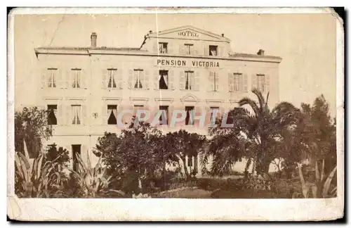 Carte de visite Antibes Pension Victoria