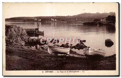 Ansichtskarte AK Antibes Le cap et le Semaphore