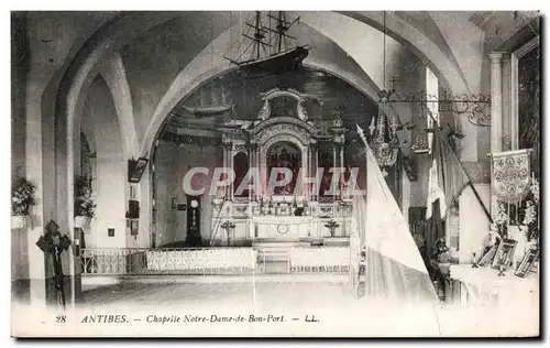 Ansichtskarte AK Antibes Chapelle Notre Dame de Bon Port