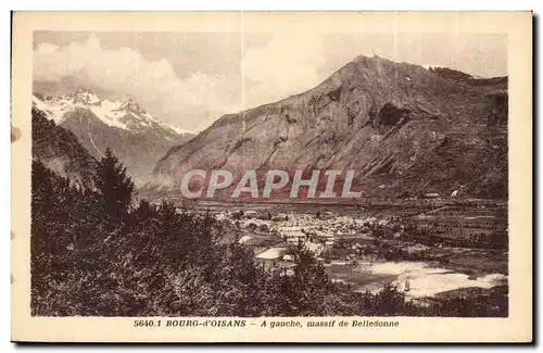 Ansichtskarte AK Bourg d Oisans A gauche massif de Belledonne