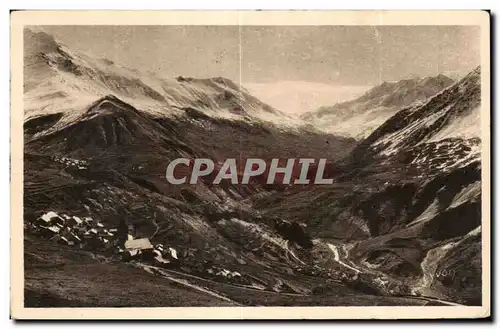 Cartes postales La Douce France Les Alpes La Vallee de la Romanche vue de la route du Chazelet Terrasses et Vent