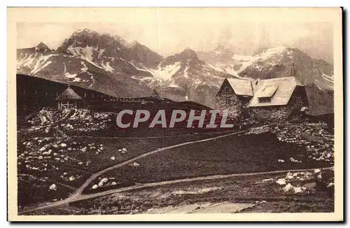 Cartes postales Le Lautaret Le Jardin Alpin et la chaine du Galibier