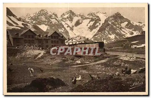 Cartes postales Le Brianconnais Artistique Col du Lautaret et le Massif de la Meije