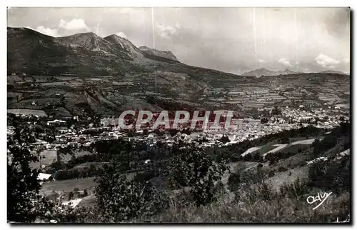 Cartes postales Les Alpes GAP Vue Panoramique A droite le Col Bayard